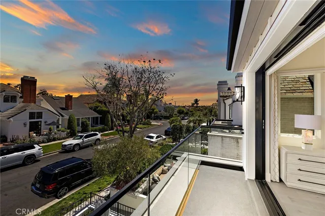 a city view from a balcony