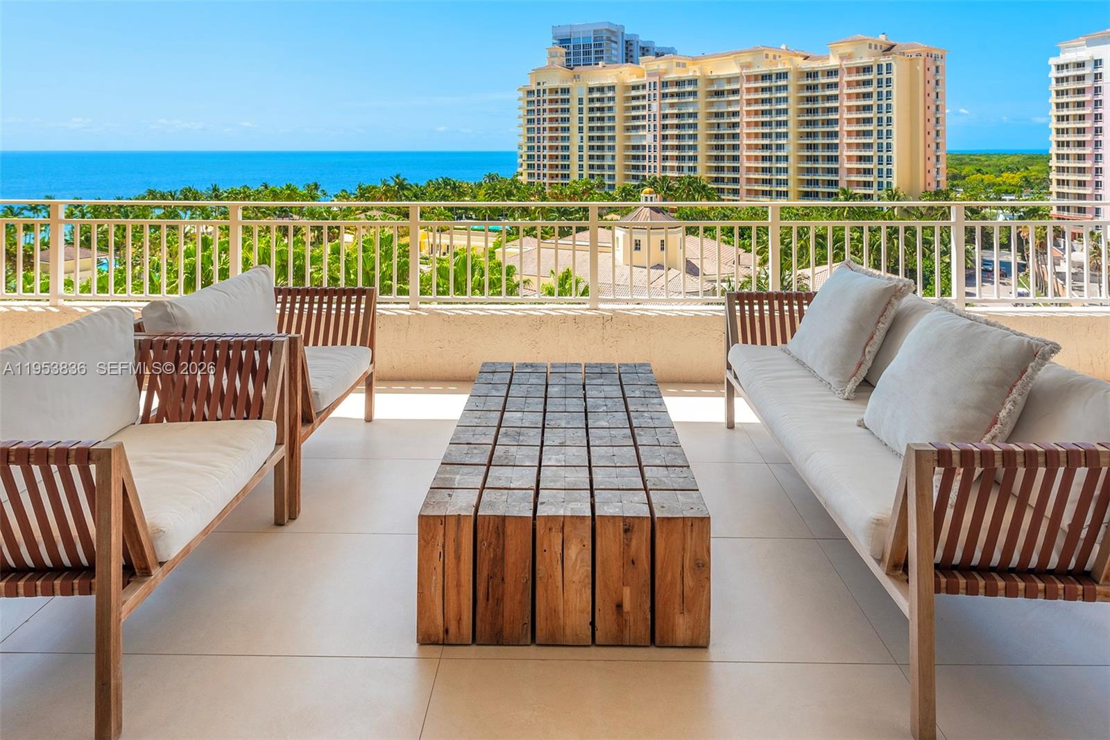 791 Crandon Boulevard, Unit 901 Key Biscayne, FL 33149 - Photo 7 of 43 a view of balcony with furniture