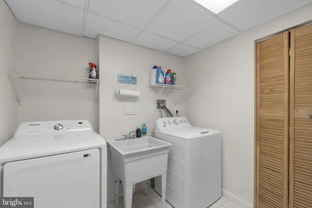 a view of storage and utility room