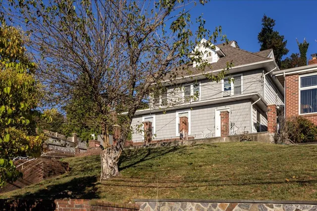 front view of house with a yard