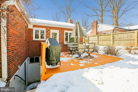 a view of a road with an outdoor space