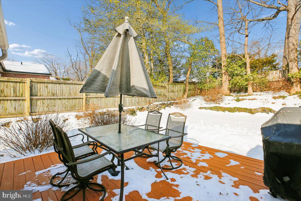 1707 Sanford Road Silver Spring, MD 20902 - Photo 49 of 55 Deck Overlooking Fenced Yard