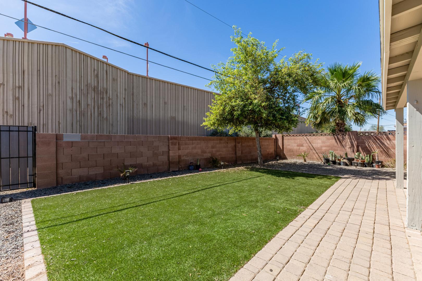 319 East Riviera Drive Tempe, AZ 85282 - Photo 29 of 30 a view of a backyard with a garden