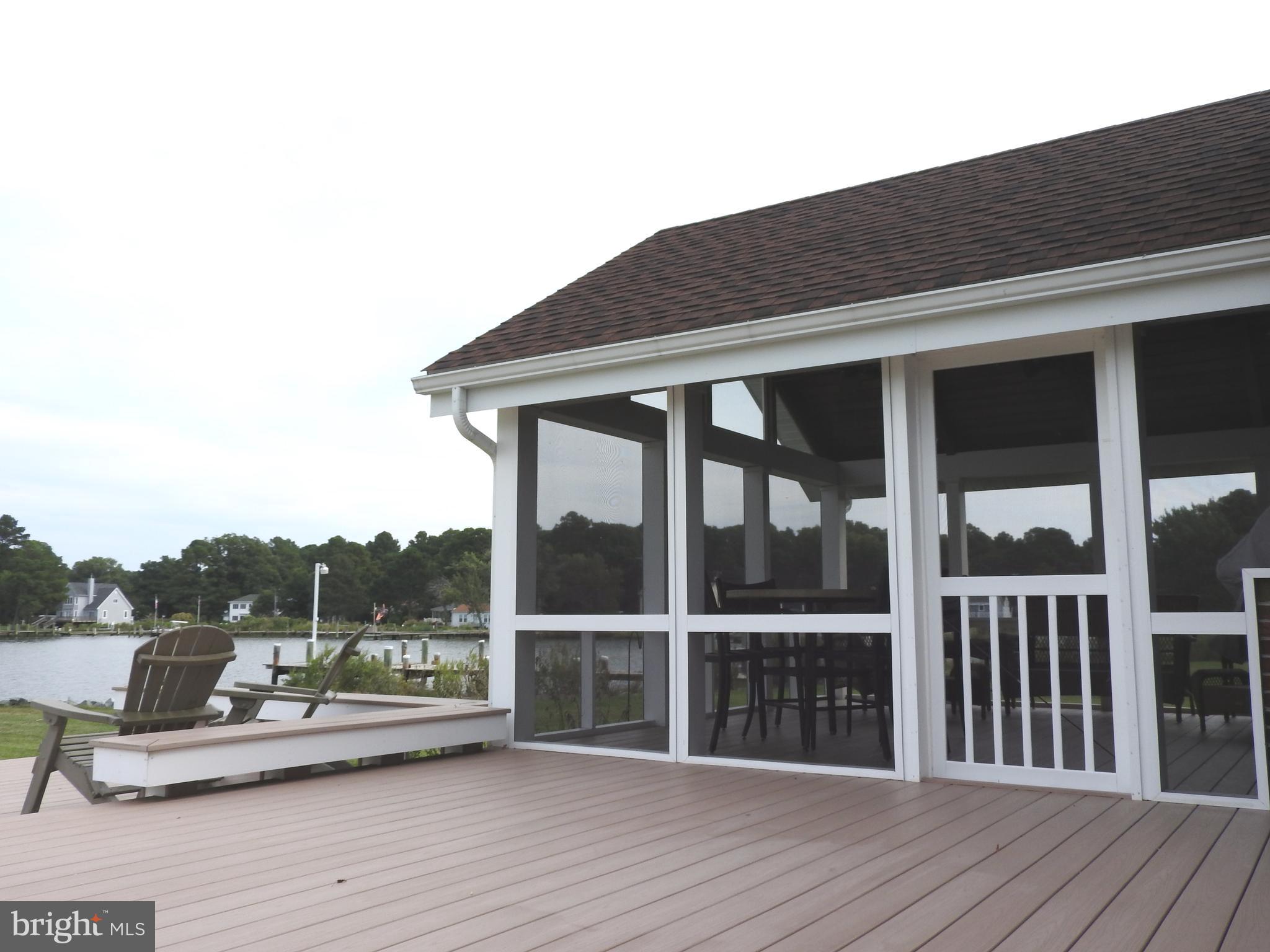 726 Twin Point Cove Road Cambridge, MD 21613 - Photo 10 of 35 Deck & Relaxing screened porch