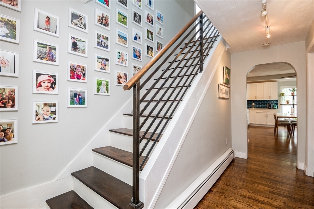 35 Central Street Middleton, MA 01949 - Photo 12 of 42 a view of entryway and hall with wooden floor