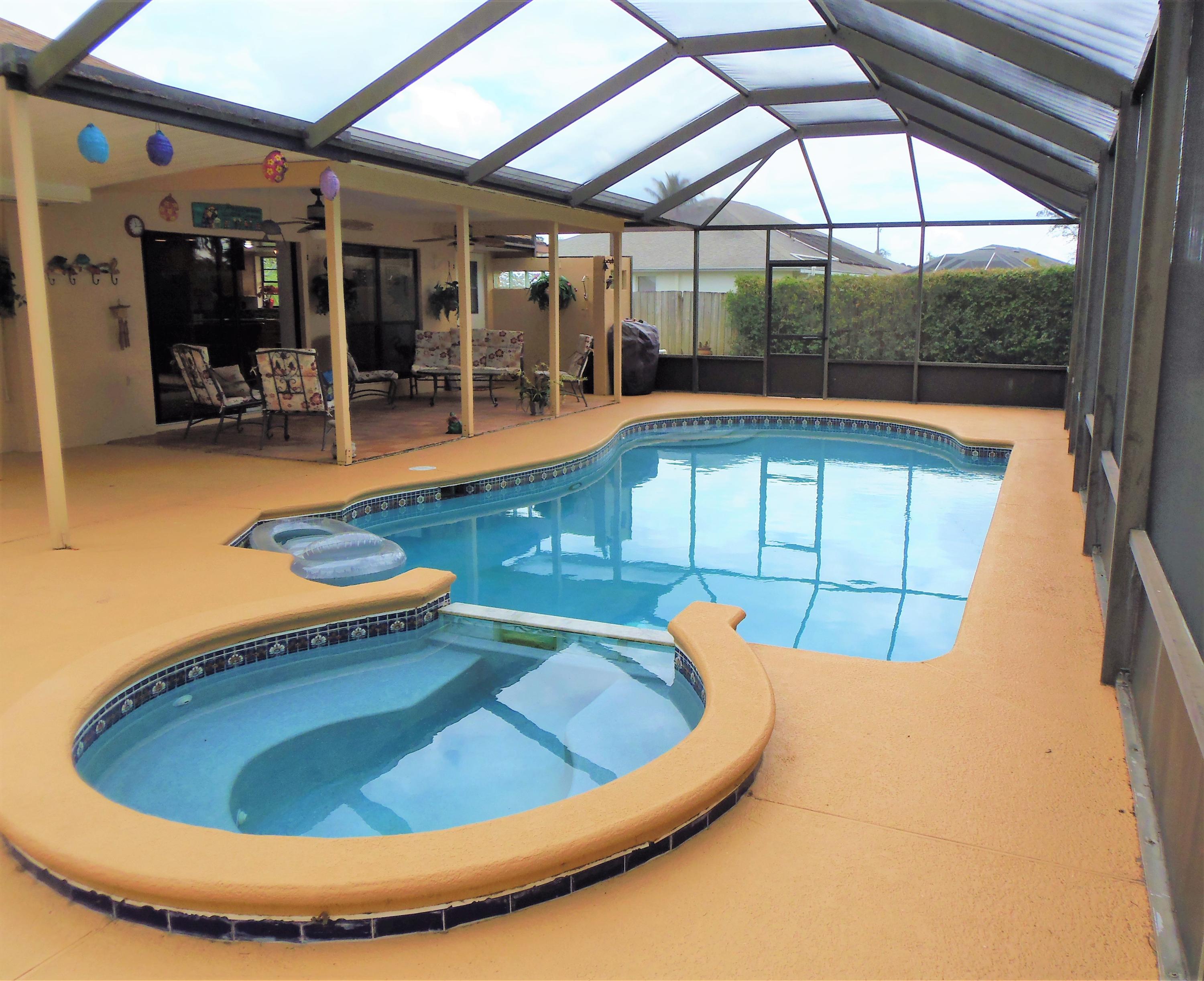 2062 Southeast Elmhurst Road Port St. Lucie, FL 34952 - Photo 39 of 46 Pool Area 6