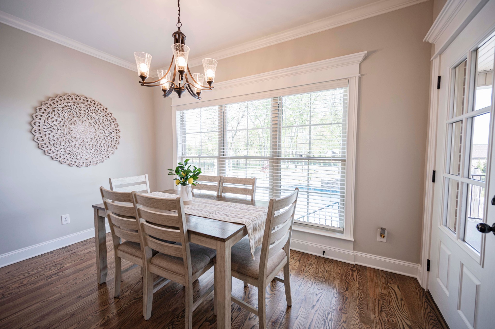 128 Seclusion Court Murfreesboro, TN 37129 - Photo 15 of 68 a view of a dining room with furniture window and wooden floor