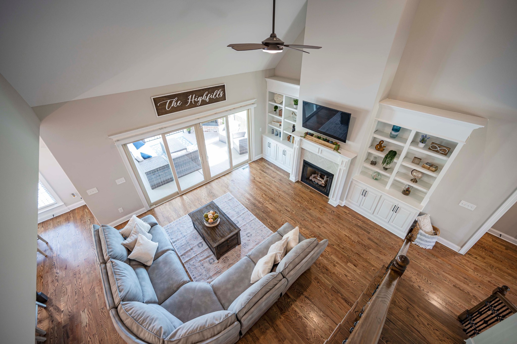 128 Seclusion Court Murfreesboro, TN 37129 - Photo 28 of 68 a living room with furniture fireplace and flat screen tv