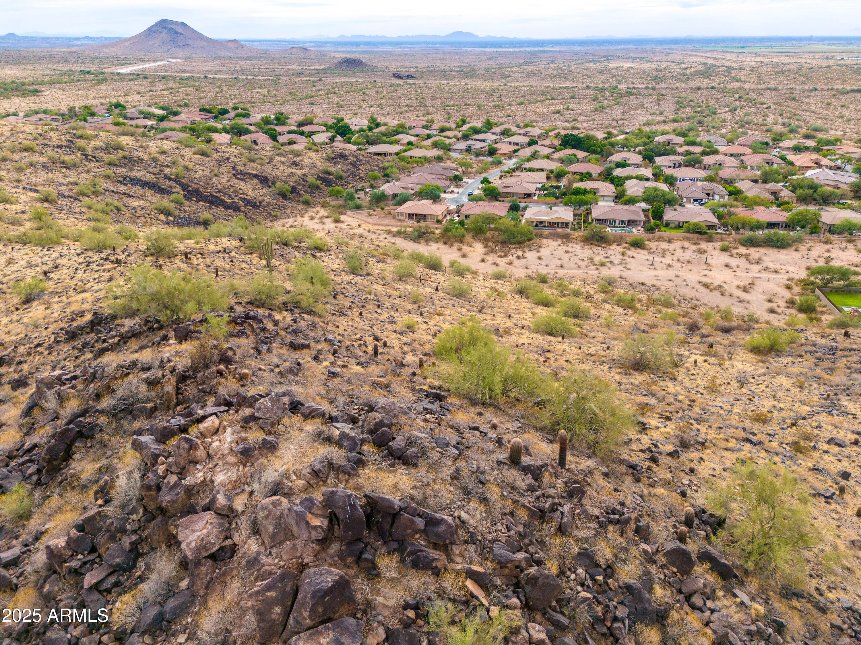 13358 East Mountain View Road Scottsdale, AZ 85259 - Photo 18 of 27 an aerial view of residential houses with outdoor space and trees