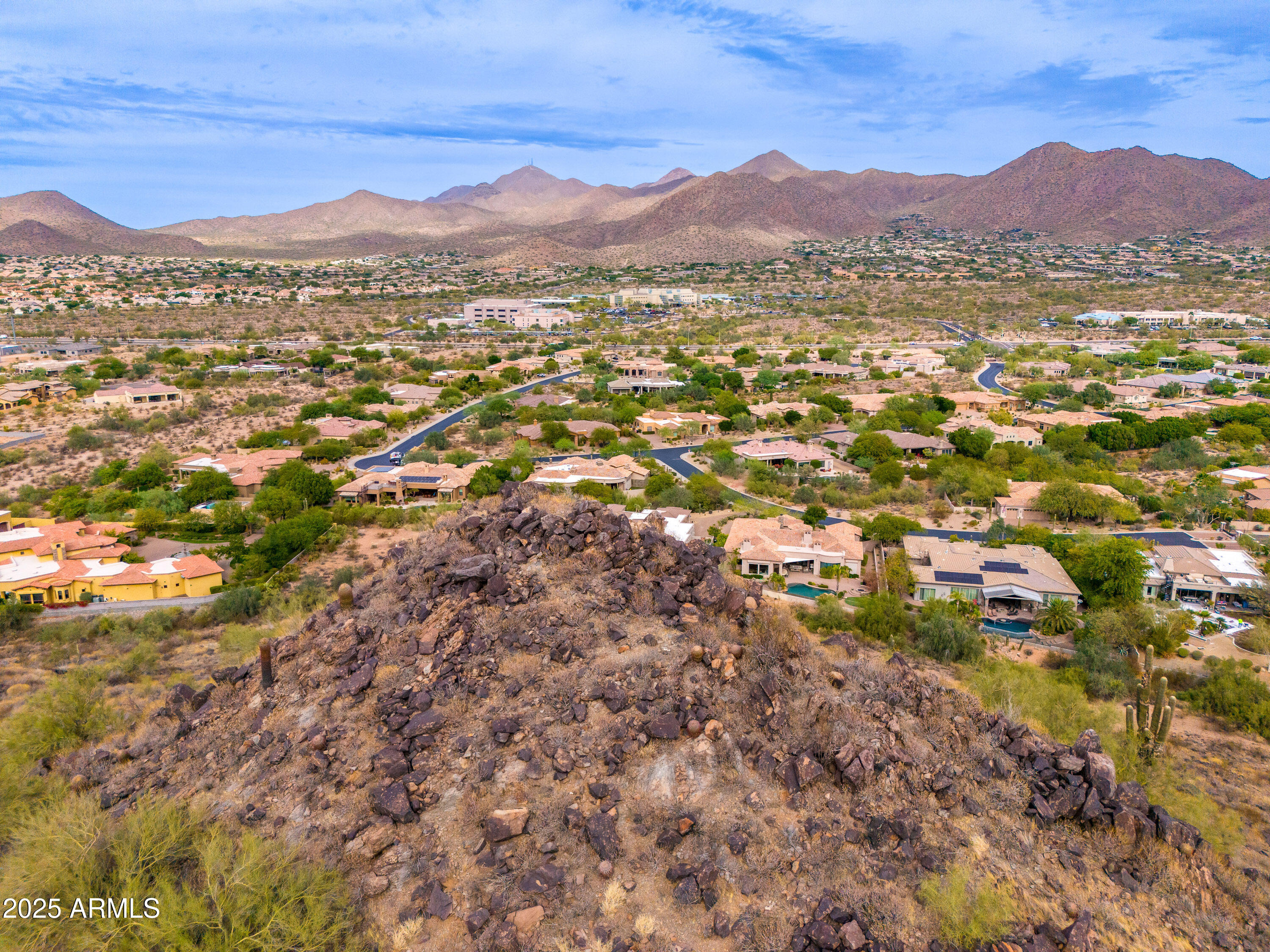 13358 East Mountain View Road Scottsdale, AZ 85259 - Photo 23 of 27 a view of a city with mountain
