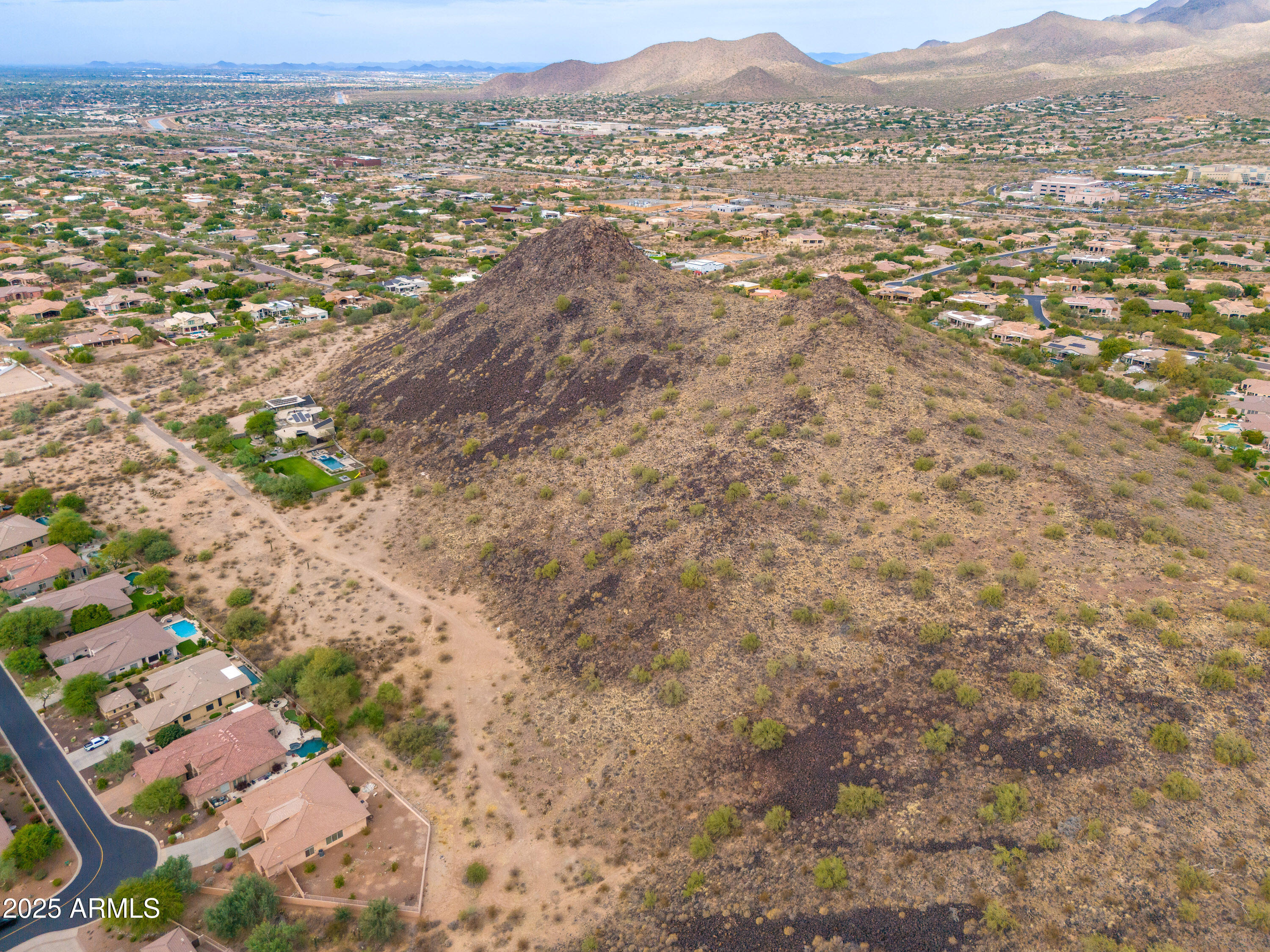 13358 East Mountain View Road Scottsdale, AZ 85259 - Photo 4 of 27 an aerial view of residential houses with outdoor space