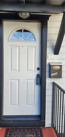 a view of front door