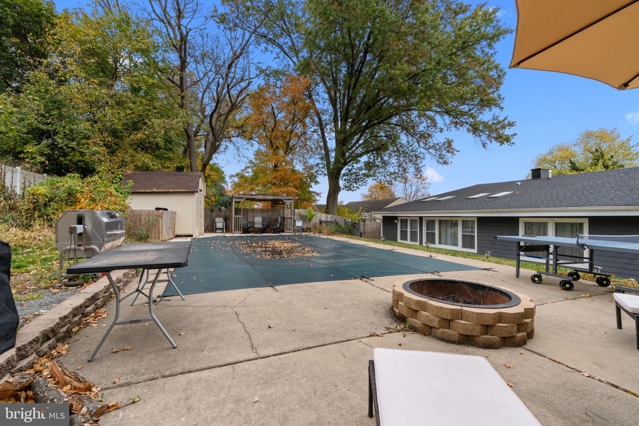 245 Trenton Road Fairless Hills, PA 19030 - Photo 26 of 43 a house view with a sitting space fire pit and outdoor space