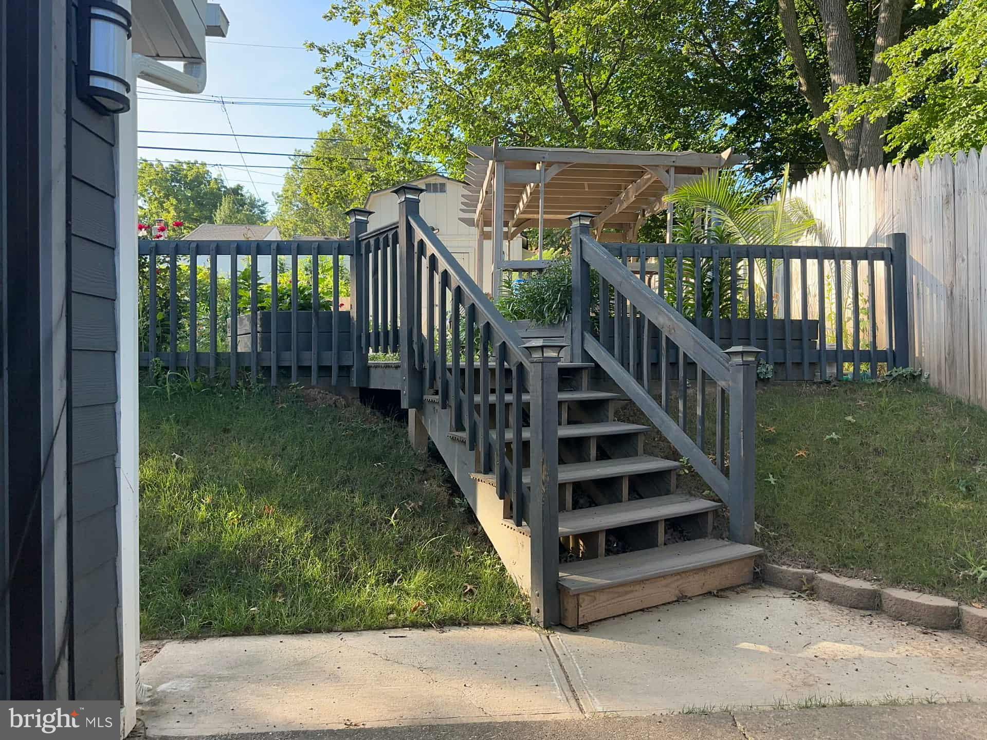 245 Trenton Road Fairless Hills, PA 19030 - Photo 34 of 43 a view of balcony with wooden floor and fence