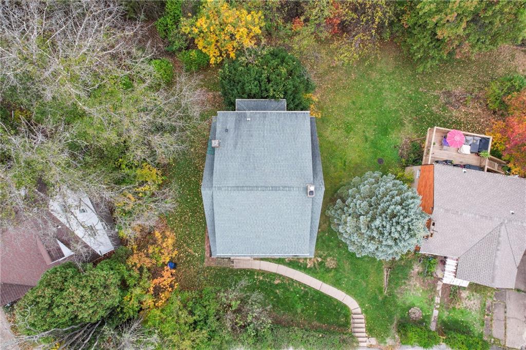 27 North Park Road Pittsburgh, PA 15229 - Photo 7 of 33 an aerial view of a house with a yard and garden