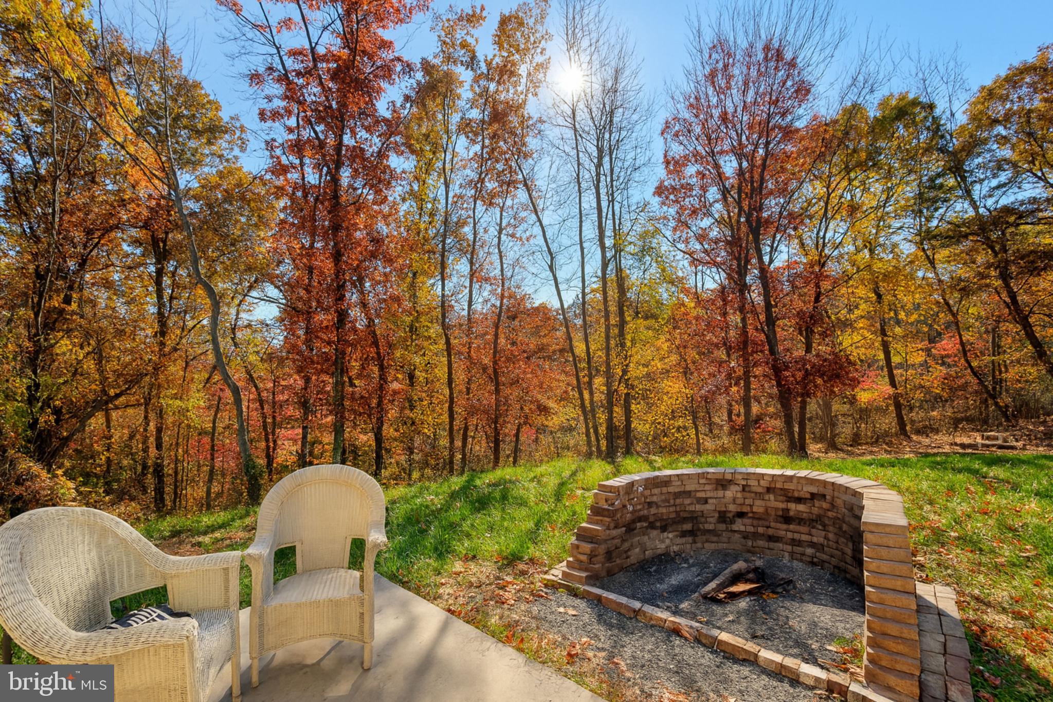 200 Mile Ridge Estates Strasburg, VA 22641 - Photo 17 of 18 a backyard of a house with table and chairs