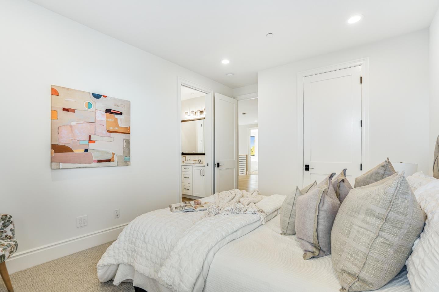 1950 Quito Road San Jose, CA 95130 - Photo 26 of 46 a bedroom with a bed and a painting on the wall