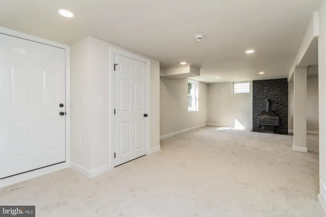 a view of empty room