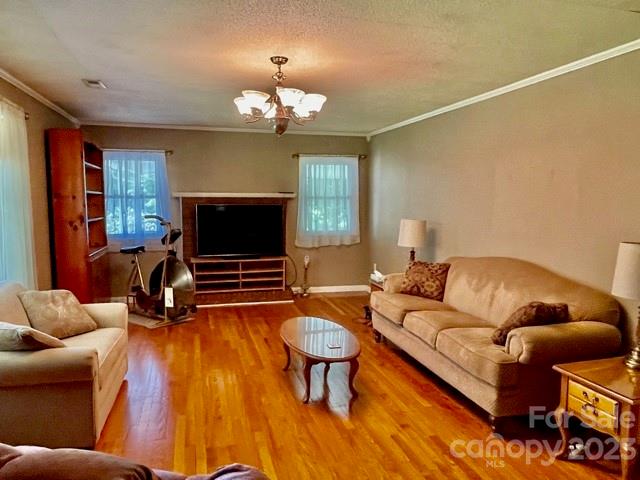 709 Green Road Rutherfordton, NC 28139 - Photo 22 of 46 a living room with furniture and a fireplace