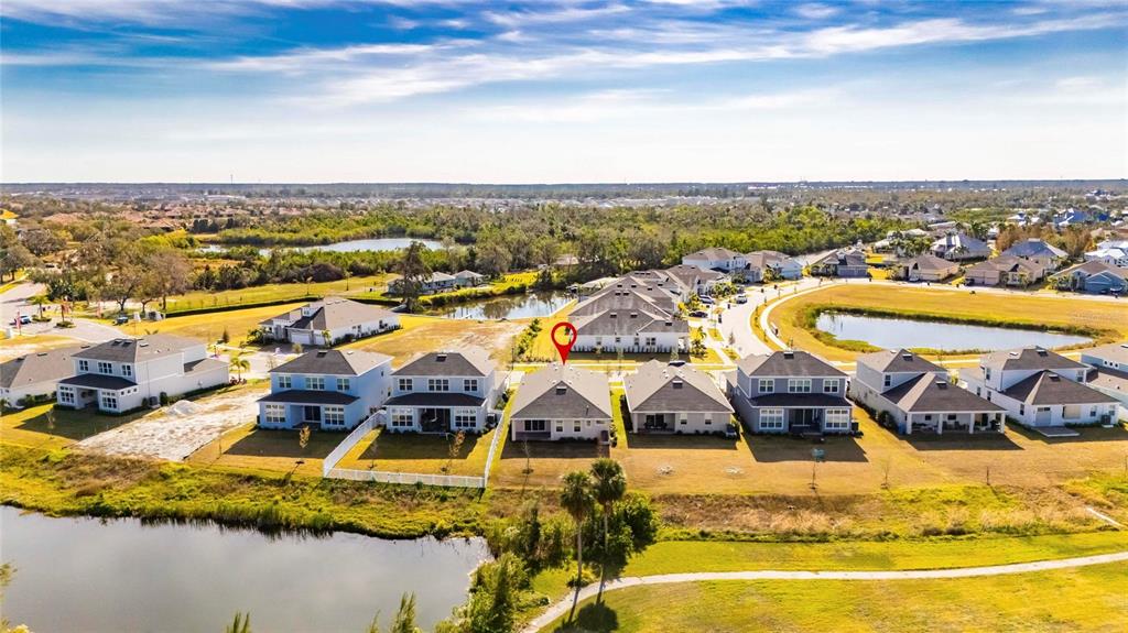 923 Signet Drive Apollo Beach, FL 33572 - Photo 73 of 84 an aerial view of residential houses with outdoor space