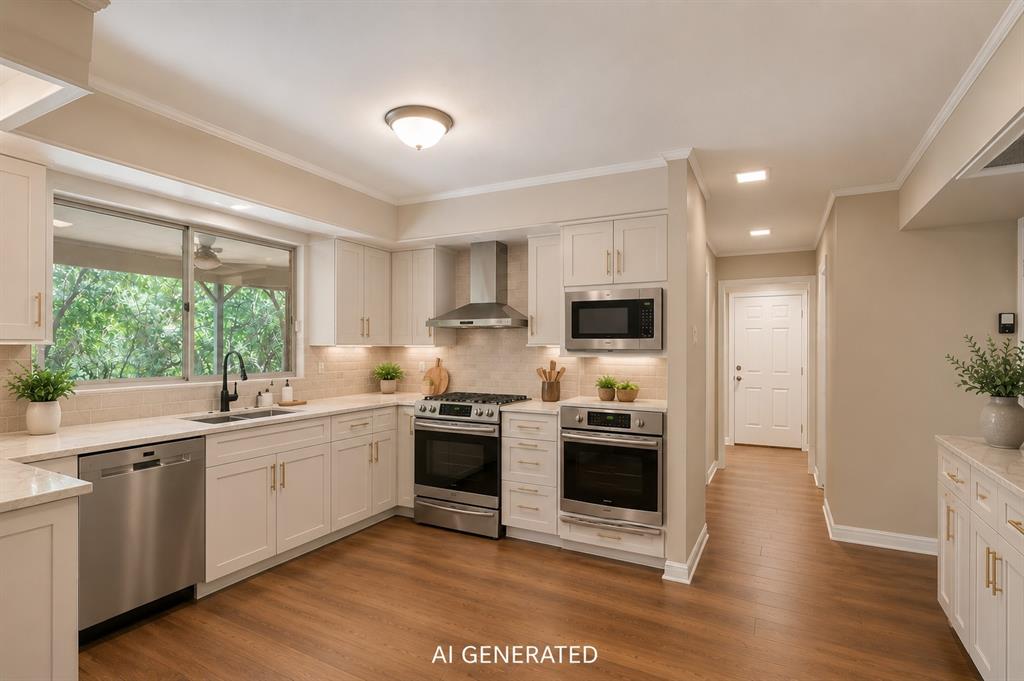 3400 Timbermill Road Waco, TX 76710 - Photo 35 of 37 AI generated to show kitchen potential