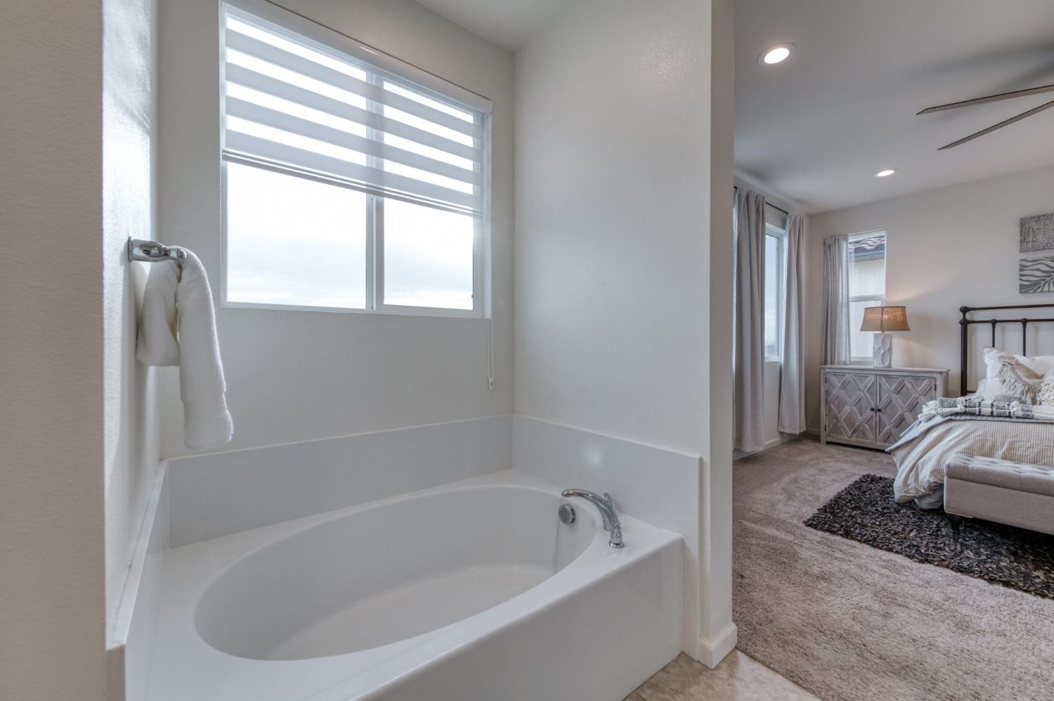 4236 Hillside Road Madera, CA 93636 - Photo 33 of 43 Soaking tub across from separate shower