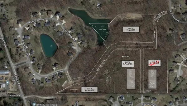 $180,500 | Lot 1 Forest Lake Bend, South Bend, IN 46628
