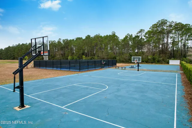 a view of a tennis court