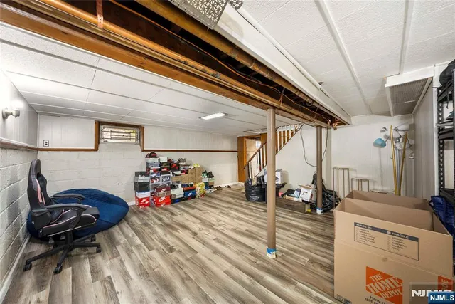 a view of storage and utility room