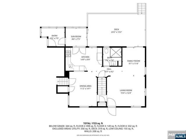 a picture of a floor plan