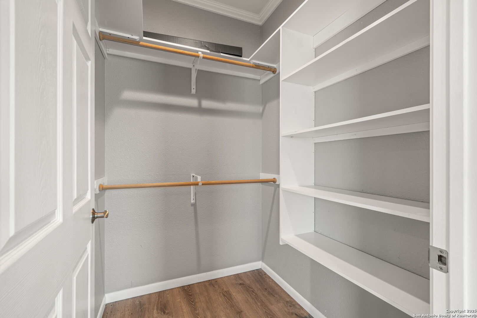 3584 Privilege Creek Road Pipe Creek, TX 78063 - Photo 60 of 66 a view of an empty walk in closet