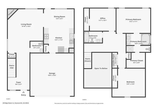 $354,900 | 40 Ridge Water Lane, Dawsonville, GA 30534