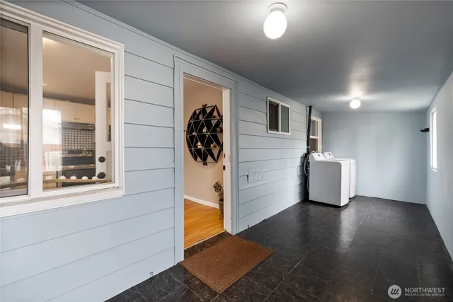 a view of a storage & utility room