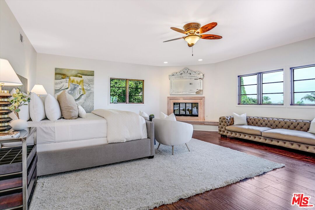 1405 Mayapan Road La Habra Heights, CA 90631 - Photo 26 of 54 a bedroom with a bed and a couch