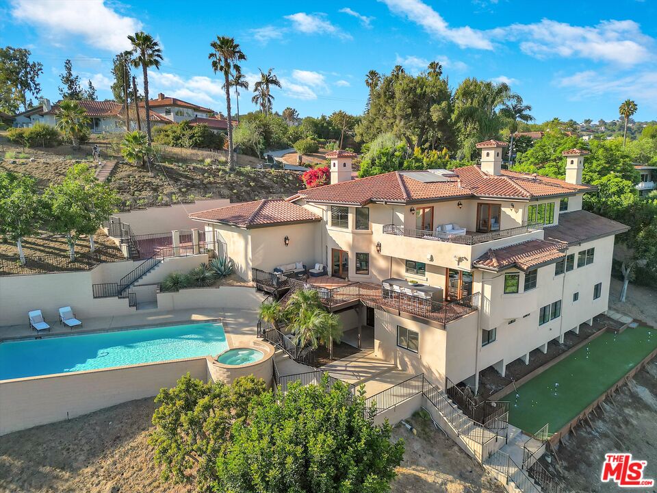1405 Mayapan Road La Habra Heights, CA 90631 - Photo 48 of 54 a aerial view of a house