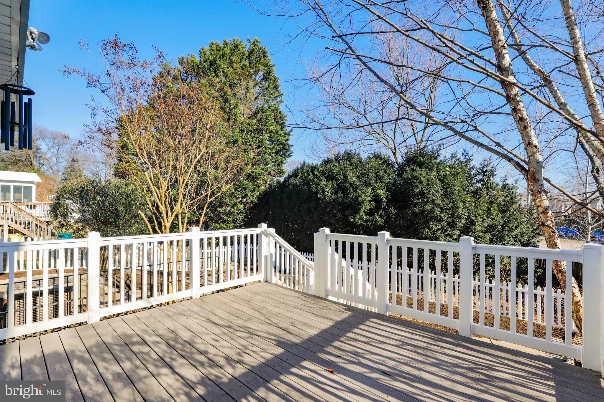 7805 Notley Road Pasadena, MD 21122 - Photo 8 of 30 Composite Deck in the back yard