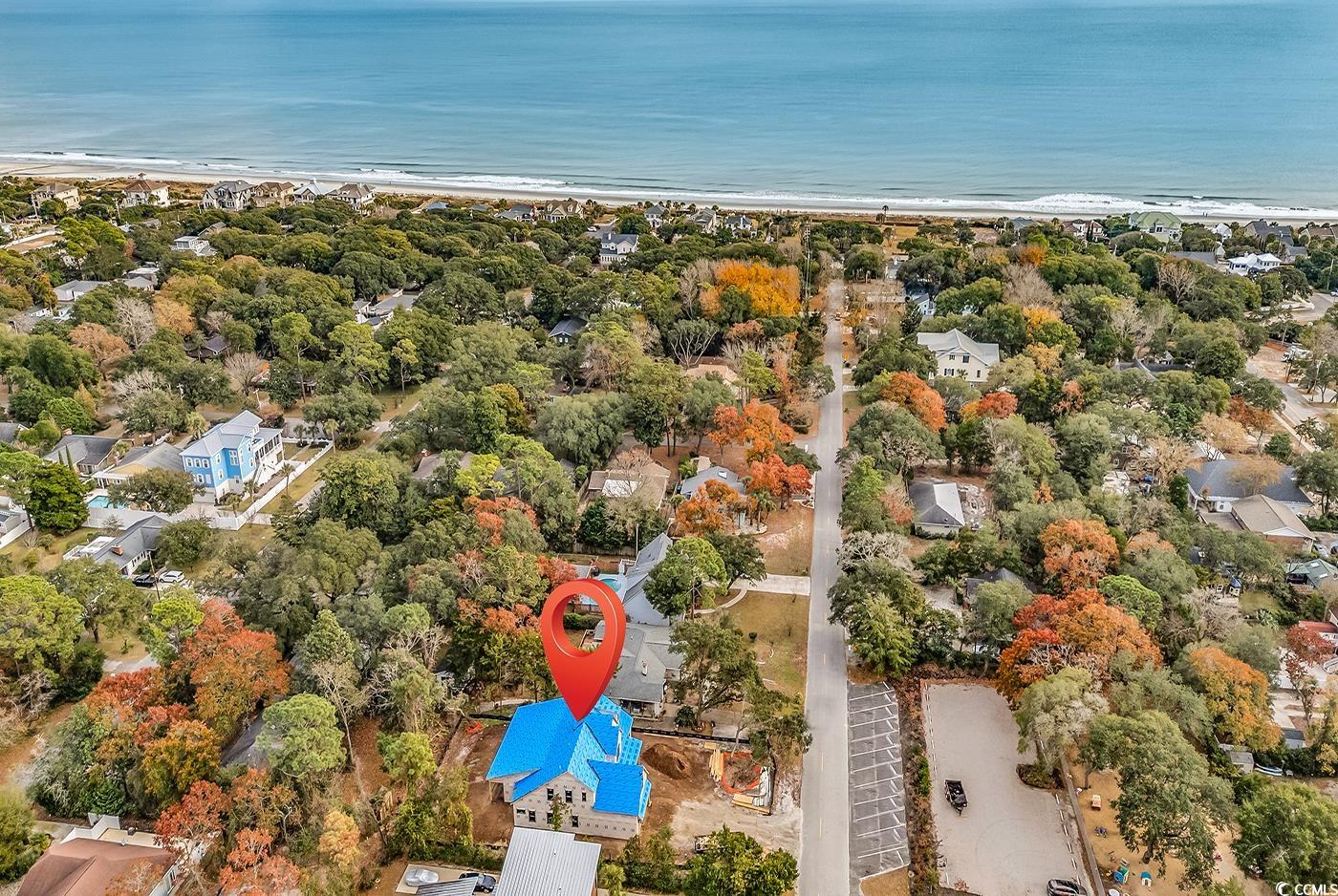 406 63rd Avenue North Myrtle Beach, SC 29572 - Photo 9 of 17 Bird's eye view of expansive beach