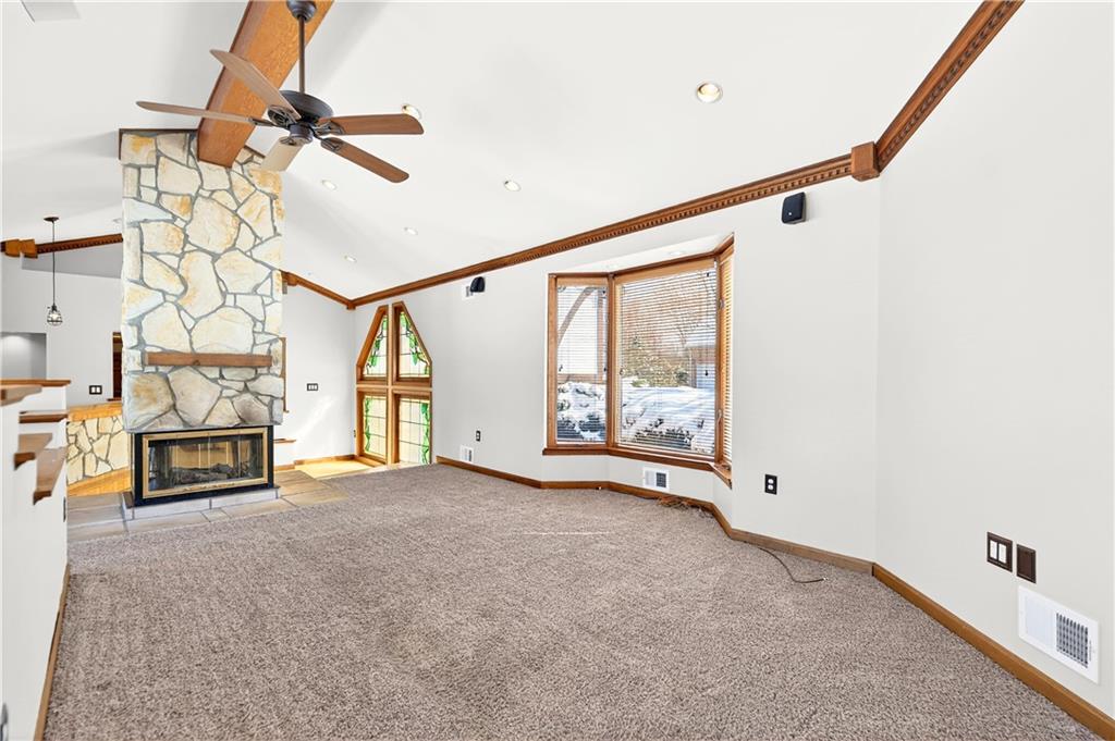 16 Ridgewood Drive McDonald, PA 15057 - Photo 20 of 47 a view of empty room with a fireplace