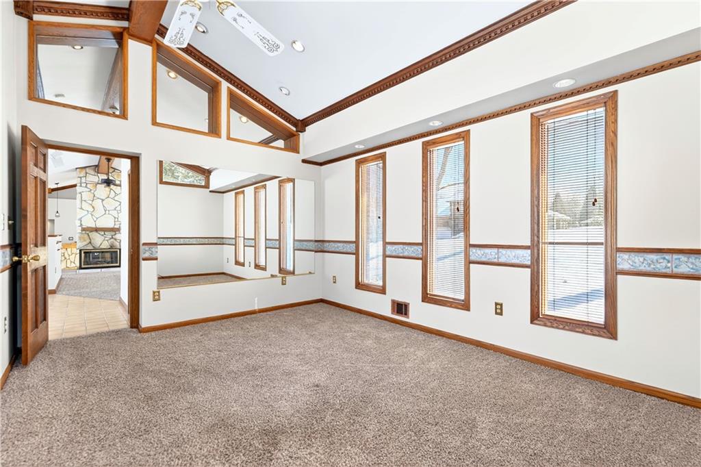 16 Ridgewood Drive McDonald, PA 15057 - Photo 26 of 47 an empty room with sliding glass door and outer view