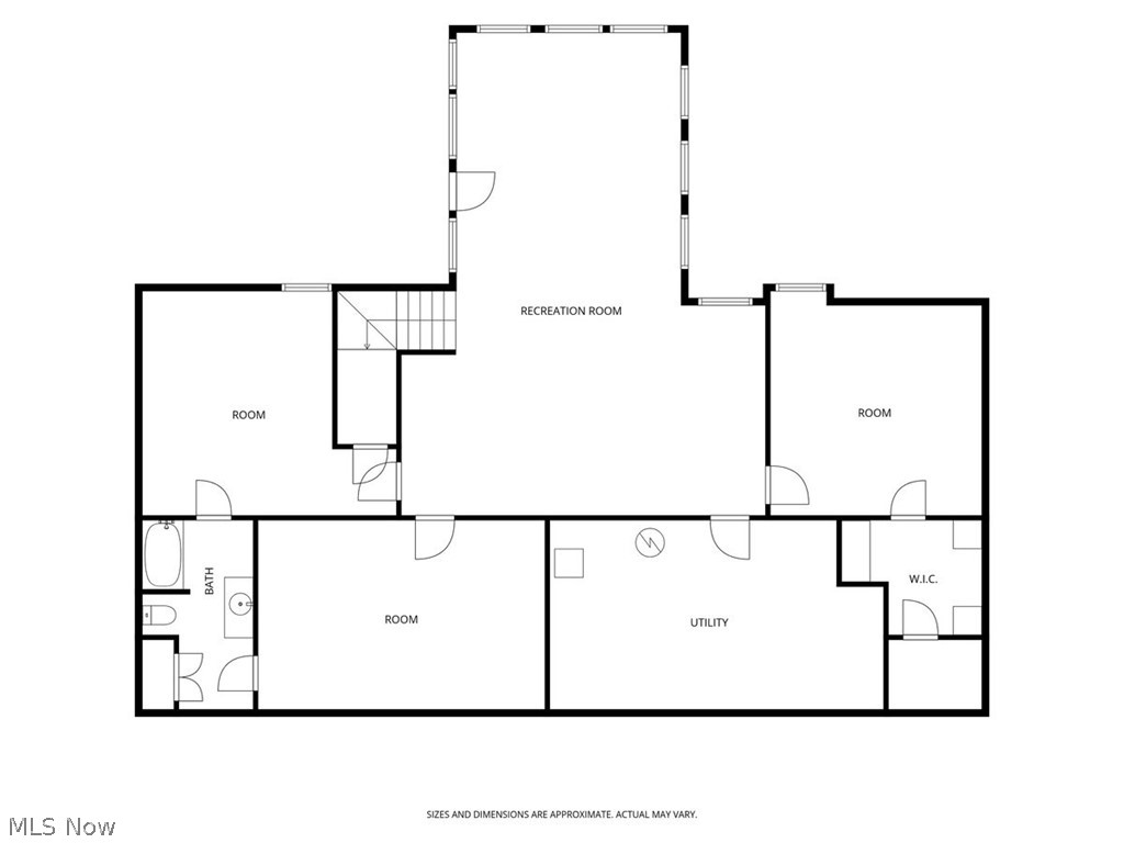 2575 Moody Ridge Road Vincent, OH 45784 - Photo 47 of 48 Lower level floor plan