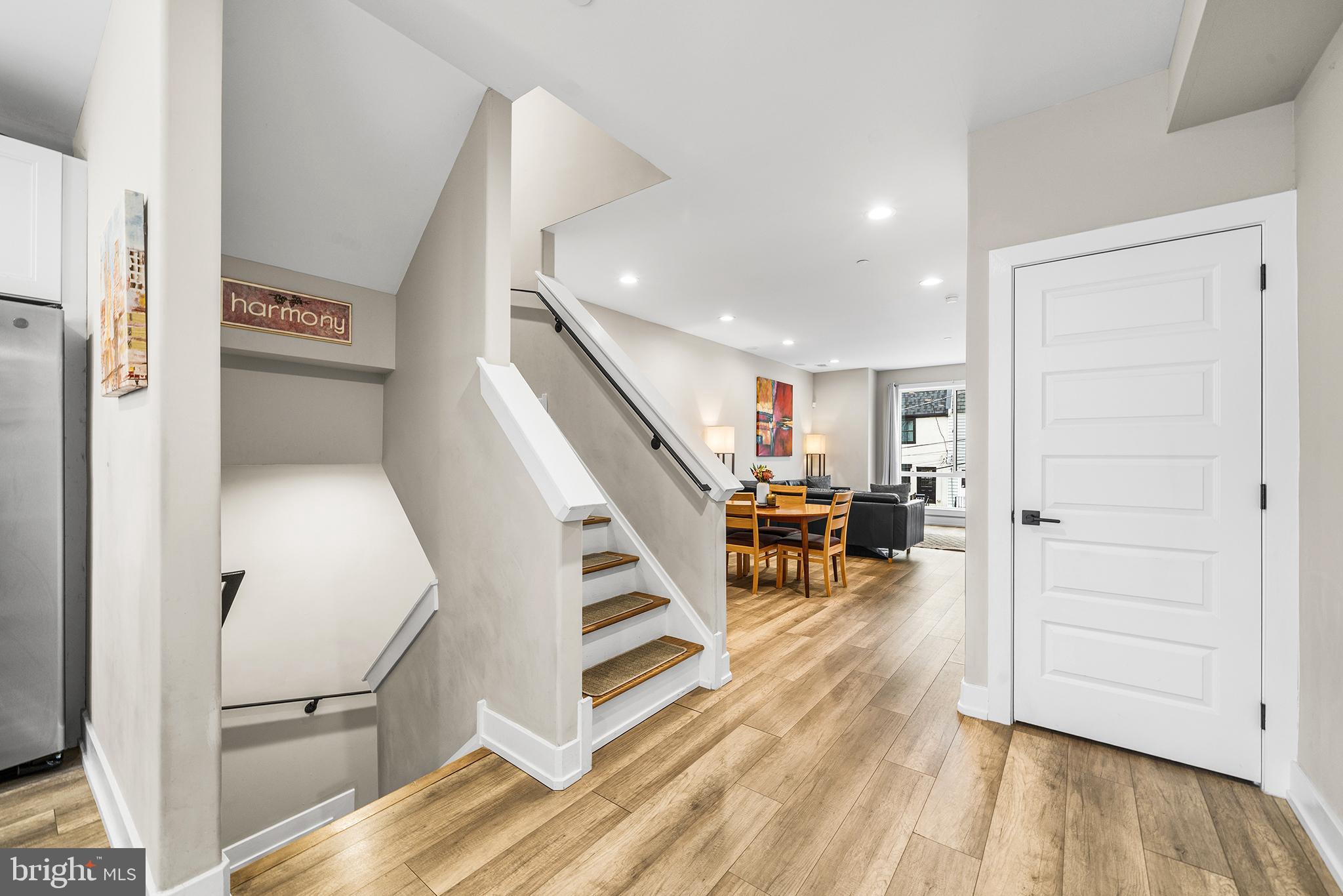 4736 Sheldon Street Philadelphia, PA 19127 - Photo 13 of 37 a view of front door with stairs and wooden floor