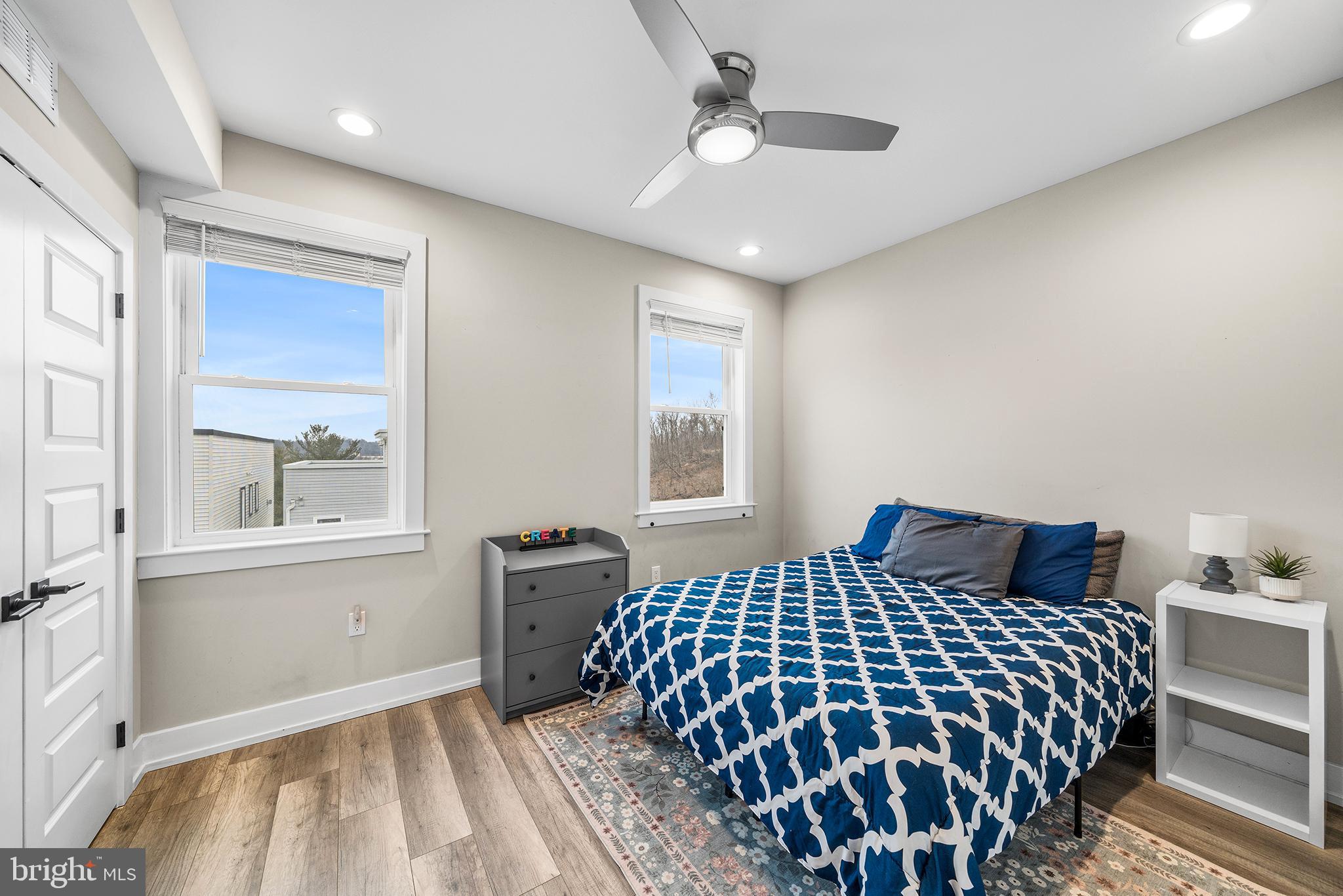 4736 Sheldon Street Philadelphia, PA 19127 - Photo 24 of 37 a bedroom with a large bed and a window
