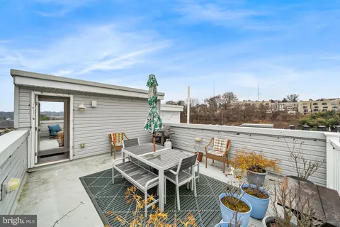 a view of a city with tall buildings