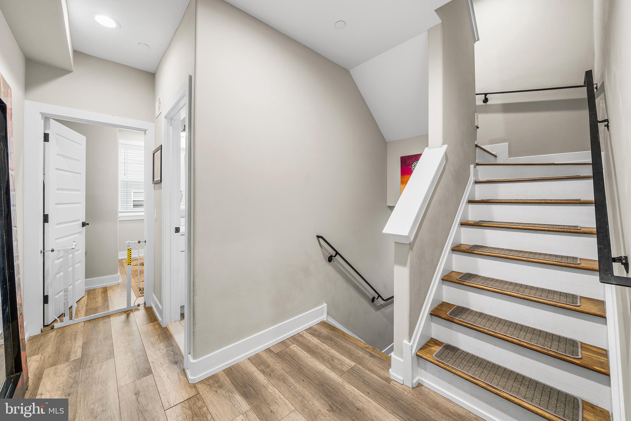 4736 Sheldon Street Philadelphia, PA 19127 - Photo 5 of 37 a view of entryway with wooden floor and stairs