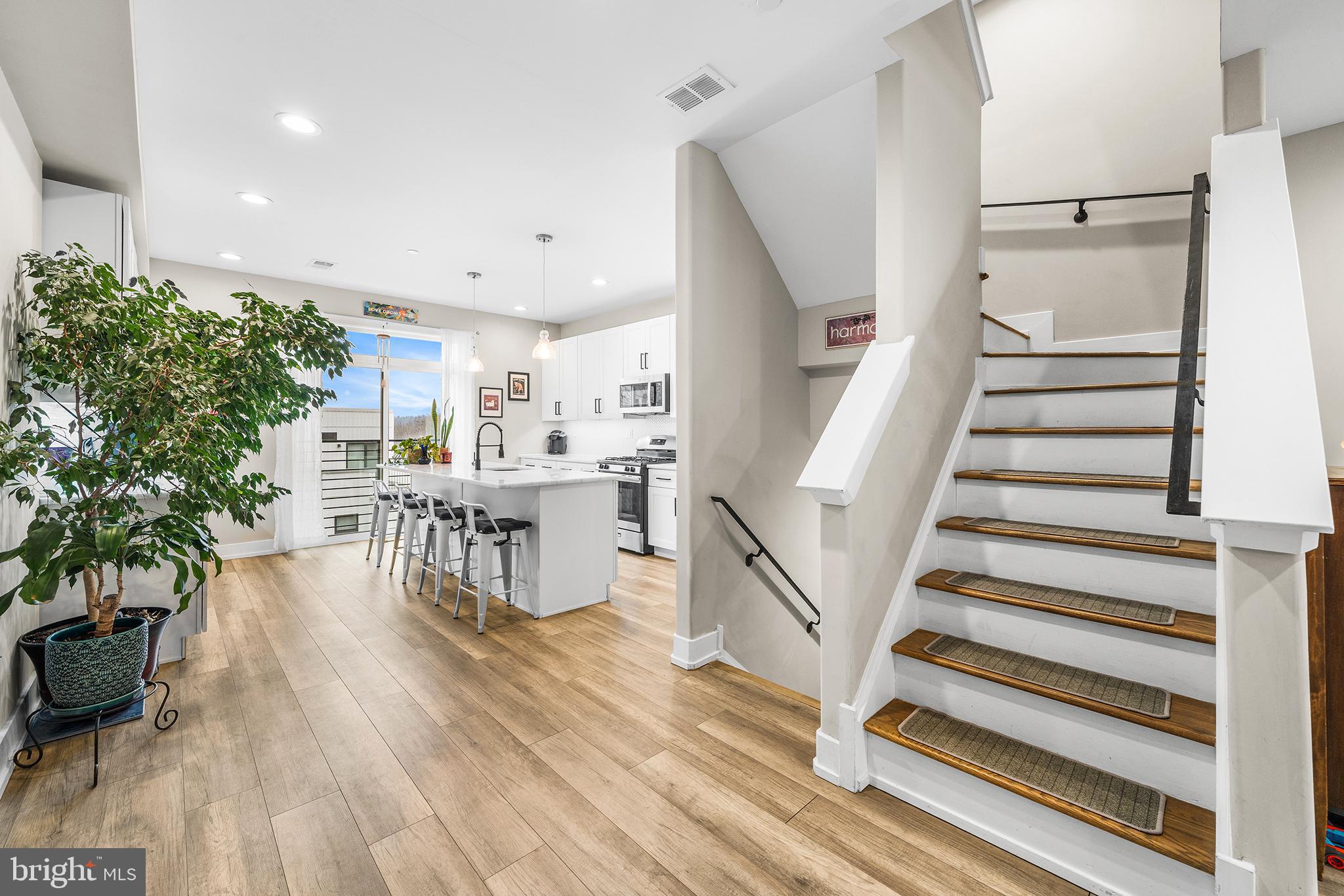 4736 Sheldon Street Philadelphia, PA 19127 - Photo 6 of 37 a view of entryway and hall with wooden floor