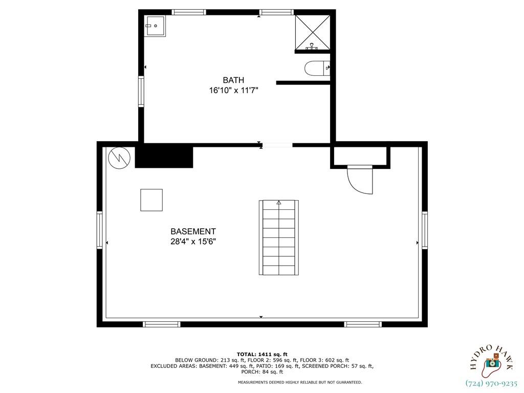 848 Ohio Avenue Monaca, PA 15061 - Photo 22 of 24 a picture of a floor plan