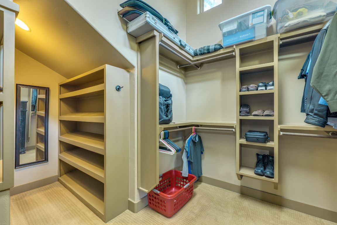 600 Mountain Dew Road Horseshoe Bay, TX 78657 - Photo 20 of 38 a view of walk in closet with empty racks