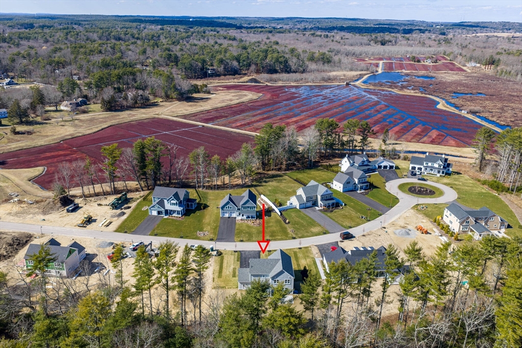 45 Red Gold Farm Road Marshfield, MA 02050 - Photo 40 of 40 an aerial view of residential houses with outdoor space