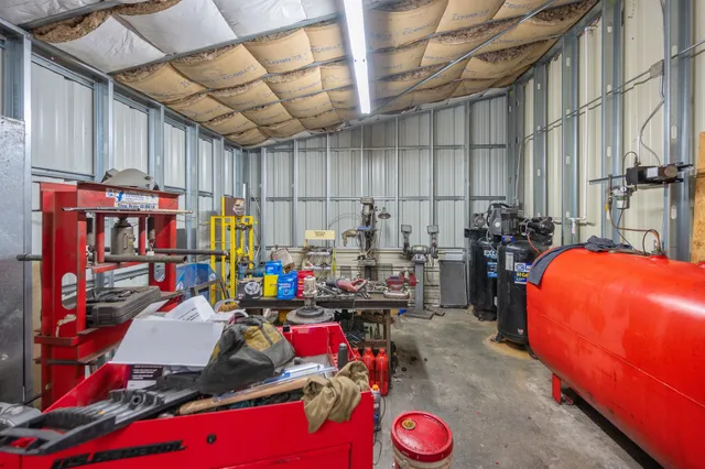 a view of storage and utility room