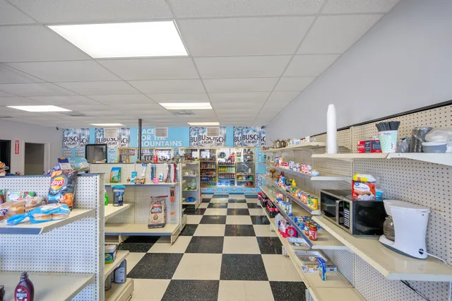 a room with storage and utility